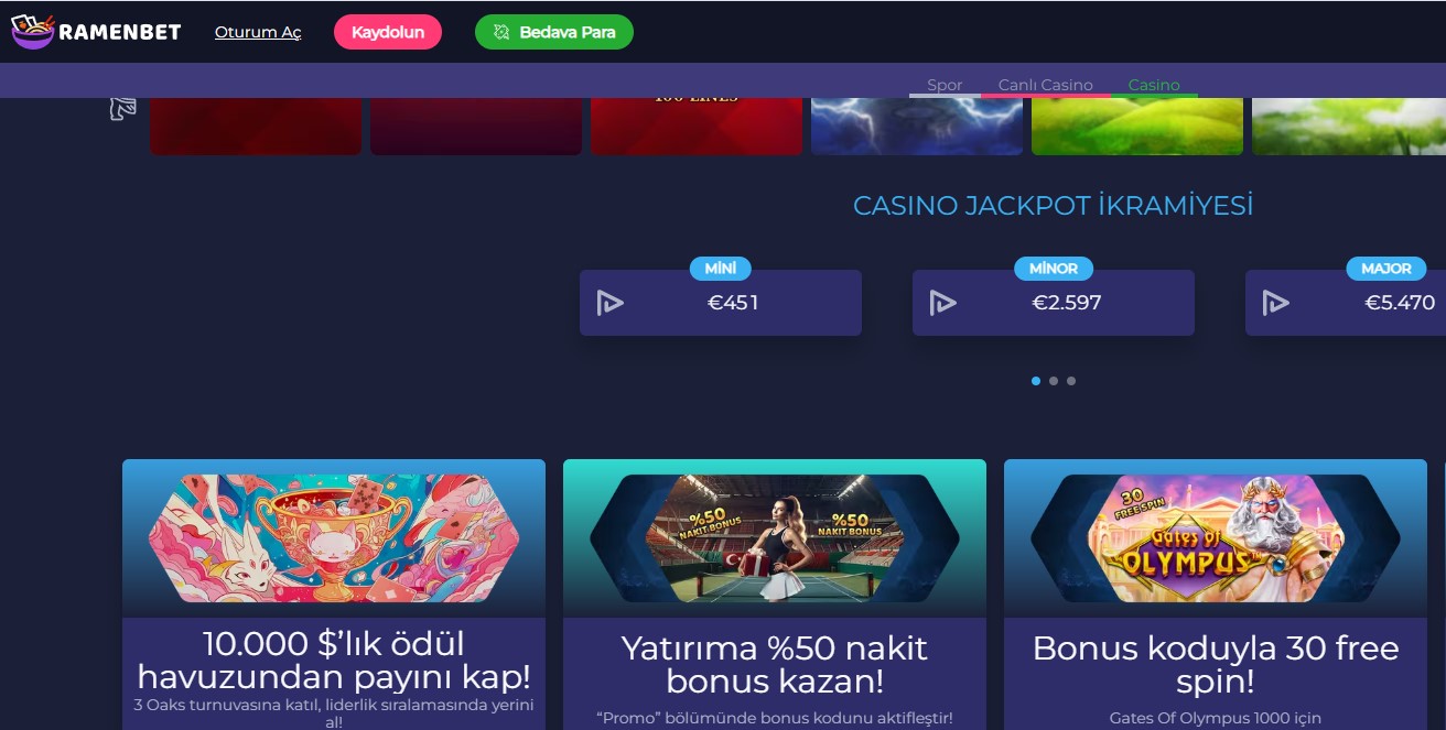 Ramenbet Yeni Giriş